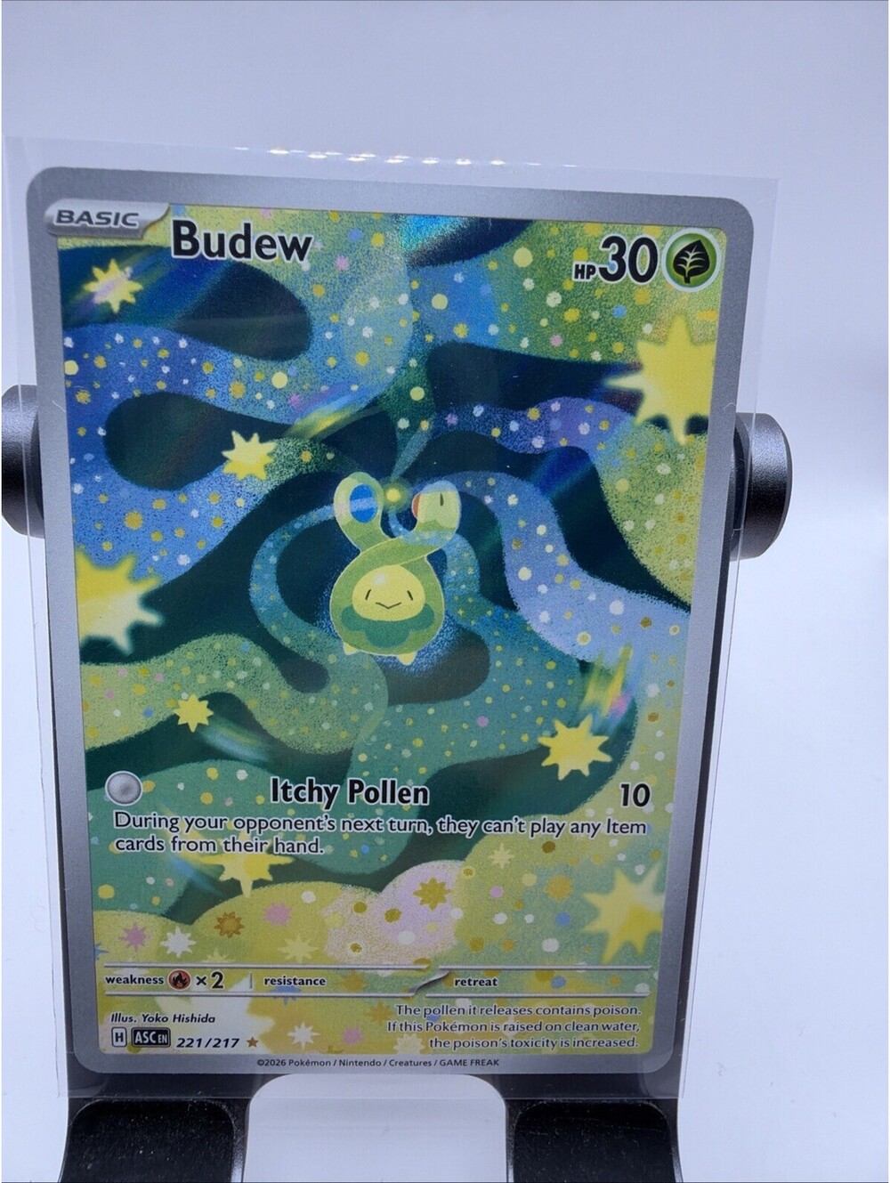 Budew 221/217 (IR) - Pokemon Ascended Heroes